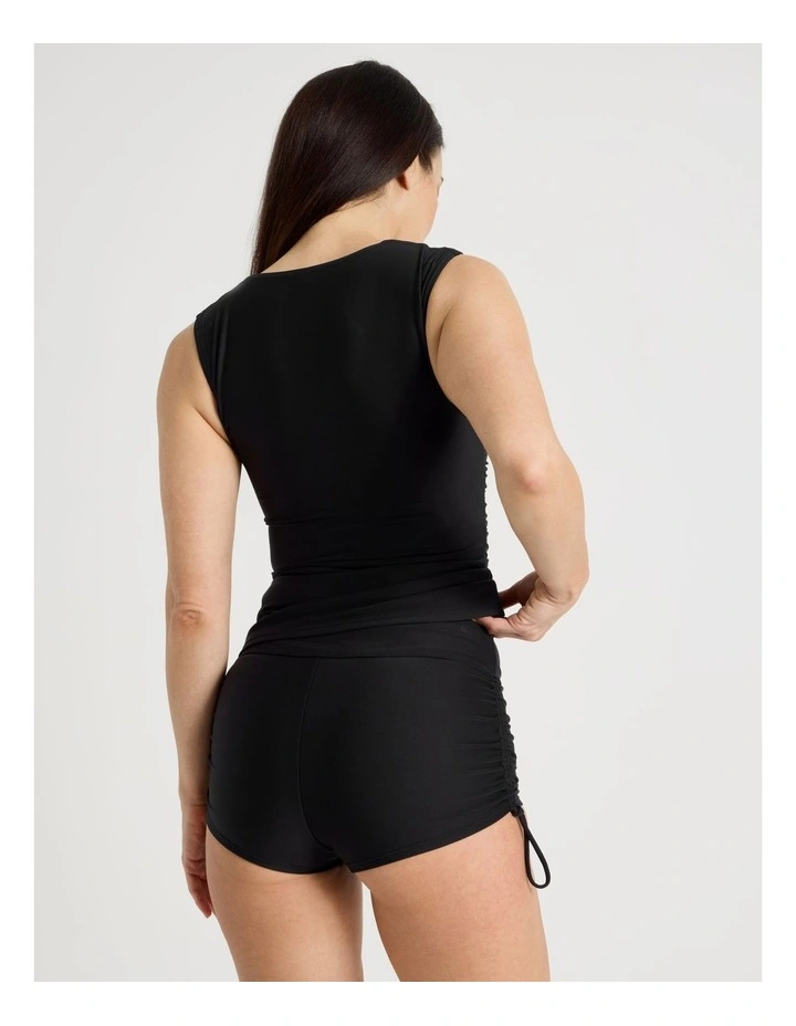 Eva Swim Shortie in Black image 6