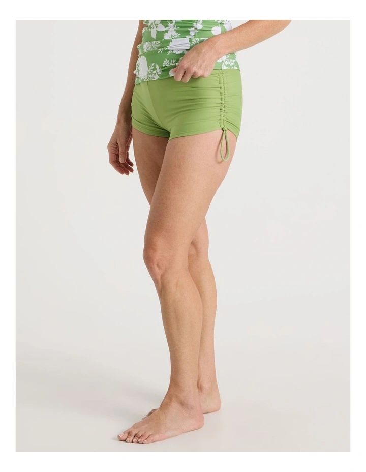 Eva Swim Shortie in Matcha image 2