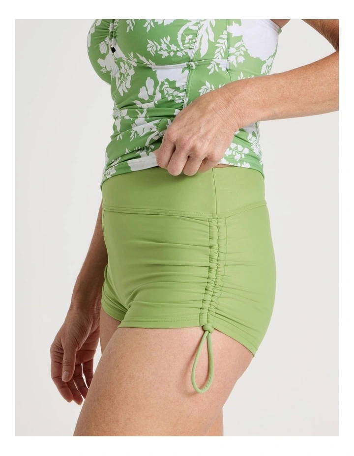 Eva Swim Shortie in Matcha image 4