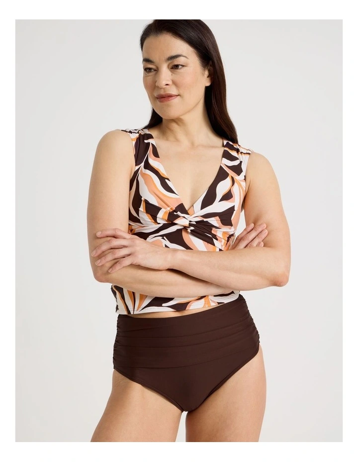 Katrina Swim Bottom in Chocolate image 2