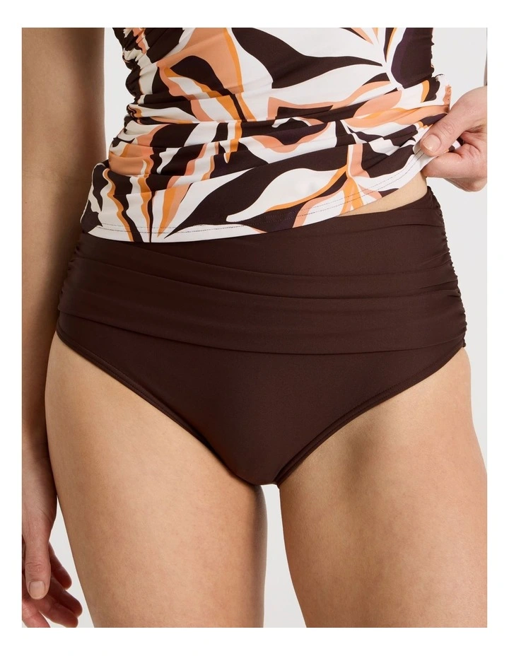 Katrina Swim Bottom in Chocolate image 3