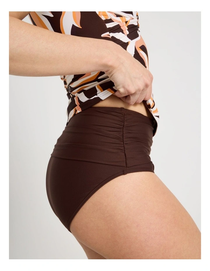 Katrina Swim Bottom in Chocolate image 5
