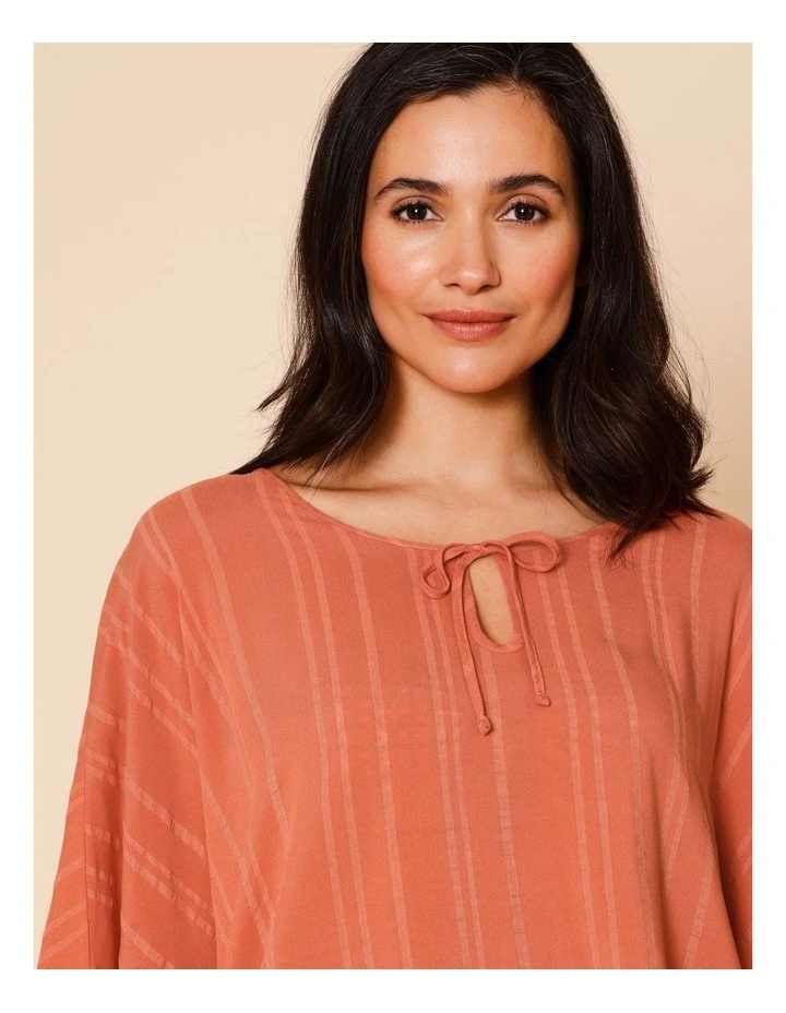 Dusk Audrey Overswim Top in Dusty Red image 3
