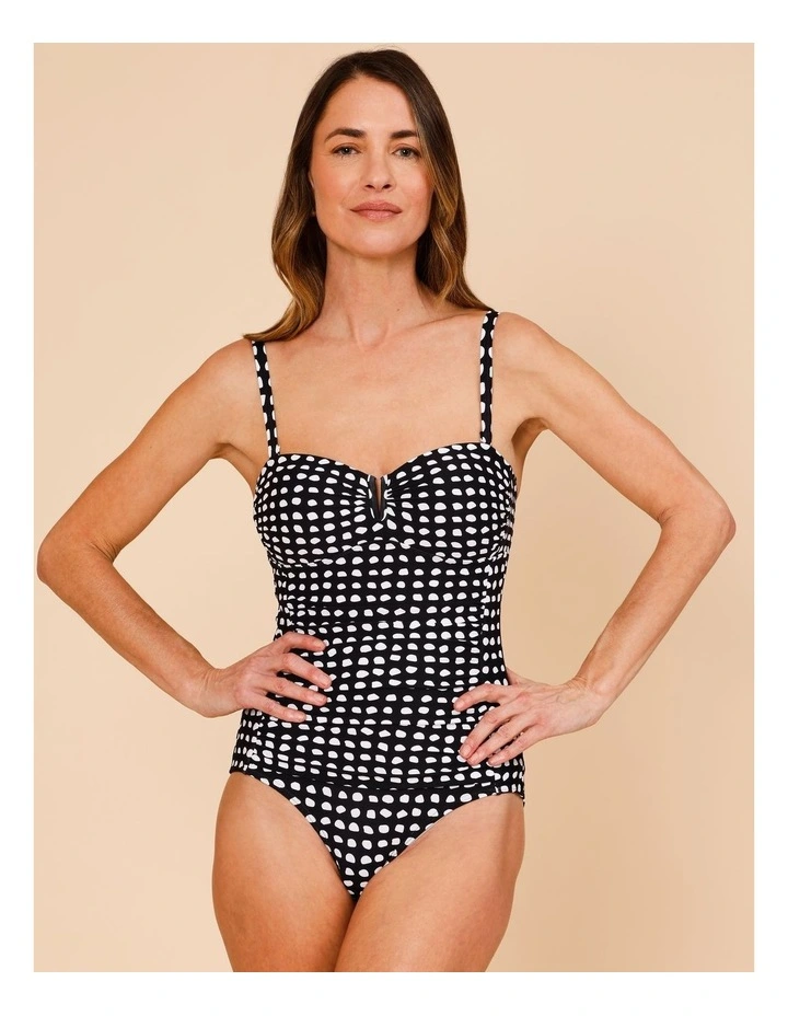 Laura Swimsuit in Abstract Spot Print image 1