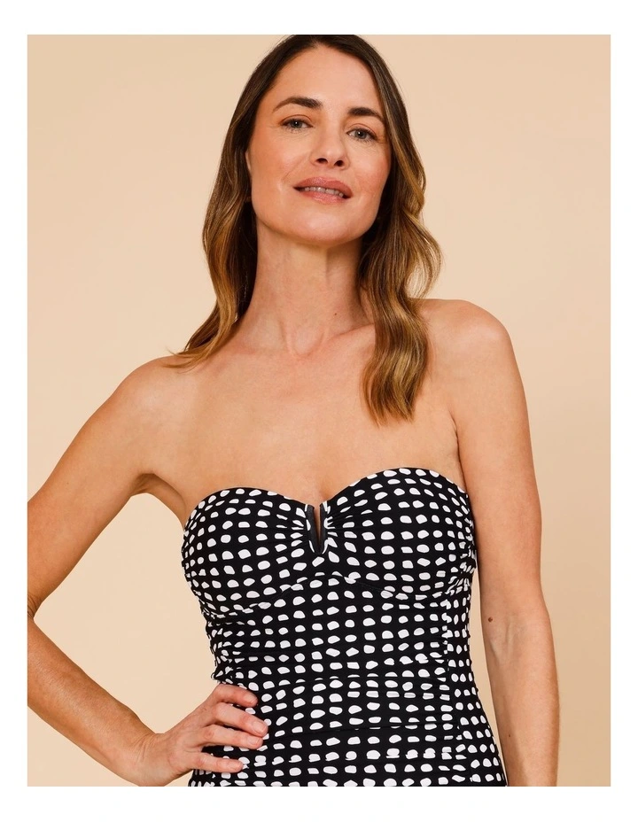 Laura Swimsuit in Abstract Spot Print image 2