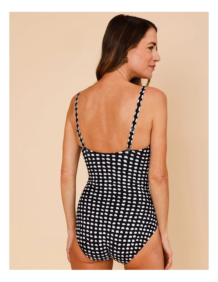 Laura Swimsuit in Abstract Spot Print image 4