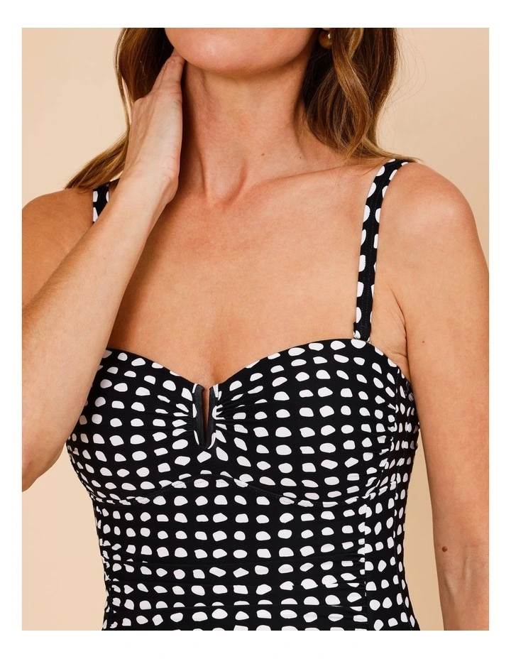Laura Swimsuit in Abstract Spot Print image 5