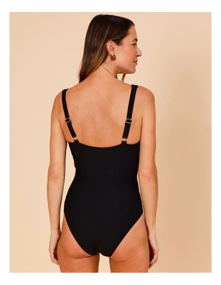Connie Textured Swimsuit in Black image 4