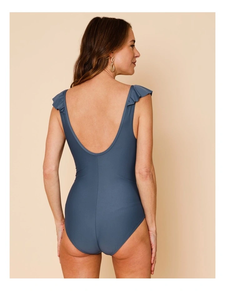 Oceanic Betty Swimsuit in Steel Blue image 5