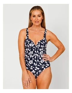 Riviera Paula Swimsuit in Navy Floral Print