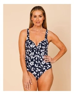 Riviera Paula Swimsuit in Navy Floral Print