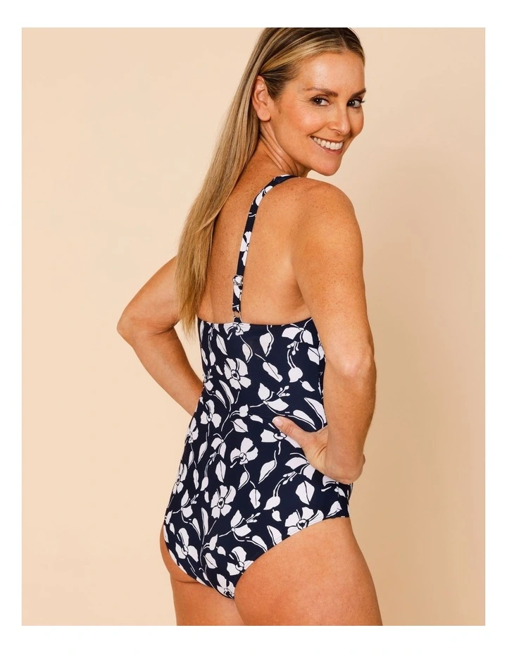 Riviera Paula Swimsuit in Navy Floral Print image 4