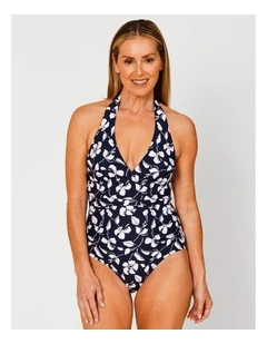 Riviera Blaire Swimsuit in Navy Floral Print
