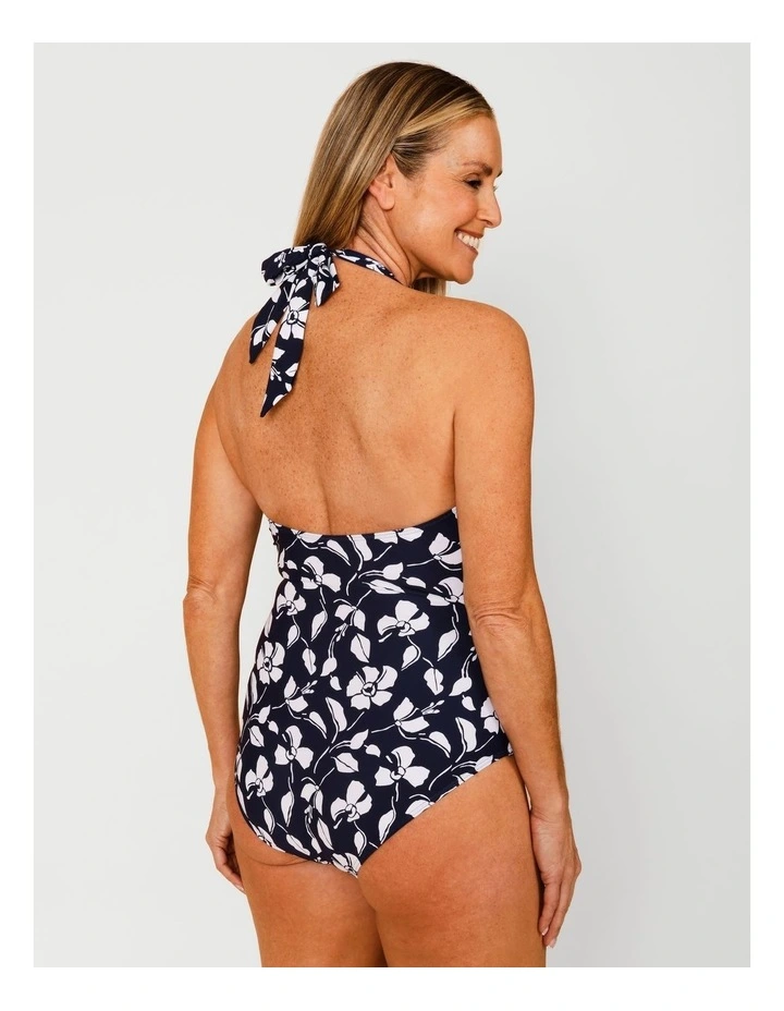 Riviera Blaire Swimsuit in Navy Floral Print image 6