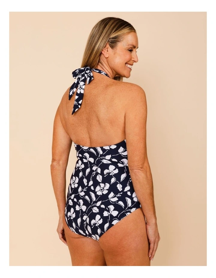 Riviera Blaire Swimsuit in Navy Floral Print image 6