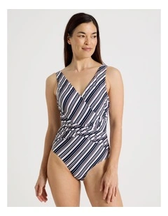 Gina Swimsuit in Midnight Stripe Print