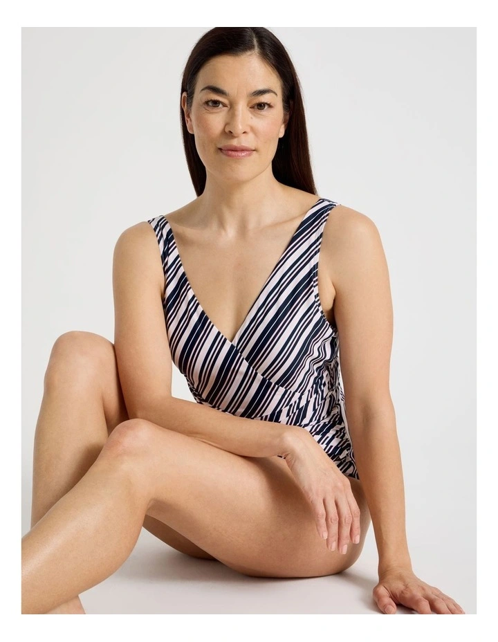 Gina Swimsuit in Midnight Stripe Print image 2