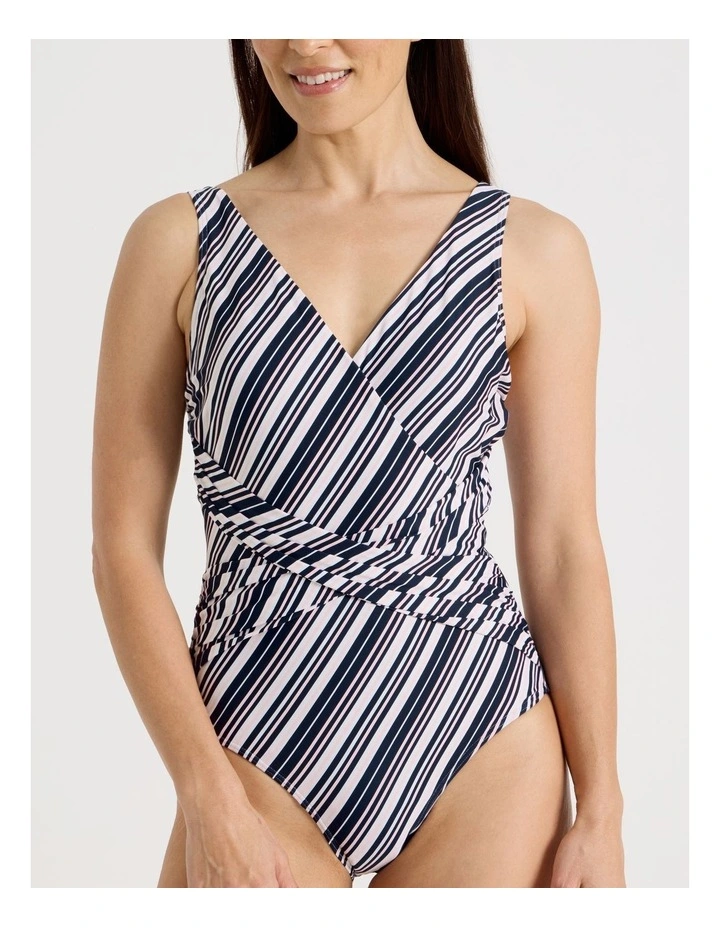 Gina Swimsuit in Midnight Stripe Print image 4