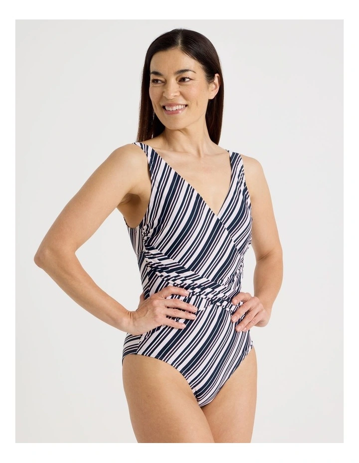 Gina Swimsuit in Midnight Stripe Print image 5
