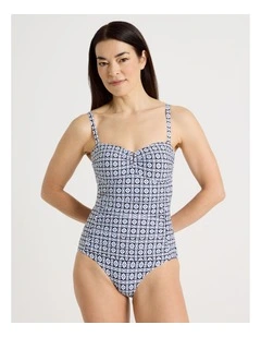 Laura Swimsuit in Tile Print