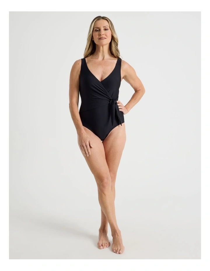 Rose Swimsuit in Black image 4