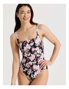 Belle Swimsuit in Rose Floral