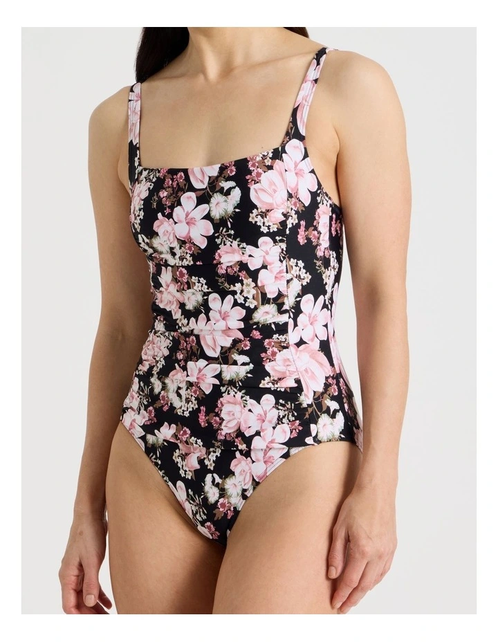 Belle Swimsuit in Rose Floral image 2