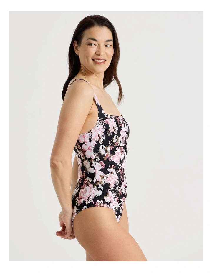 Belle Swimsuit in Rose Floral image 5