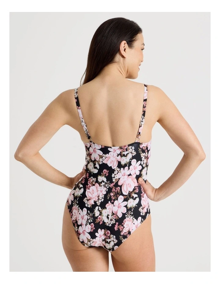 Belle Swimsuit in Rose Floral image 6