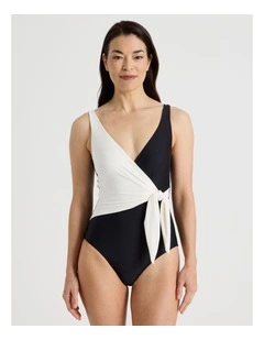 Rose Swimsuit in Black and White