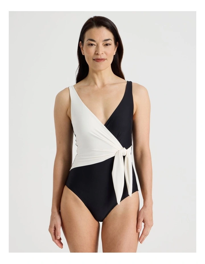Rose Swimsuit in Black and White image 1