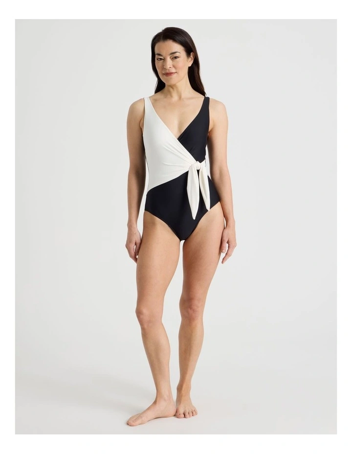 Rose Swimsuit in Black and White image 2