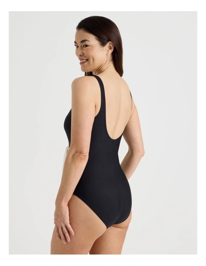 Rose Swimsuit in Black and White image 6