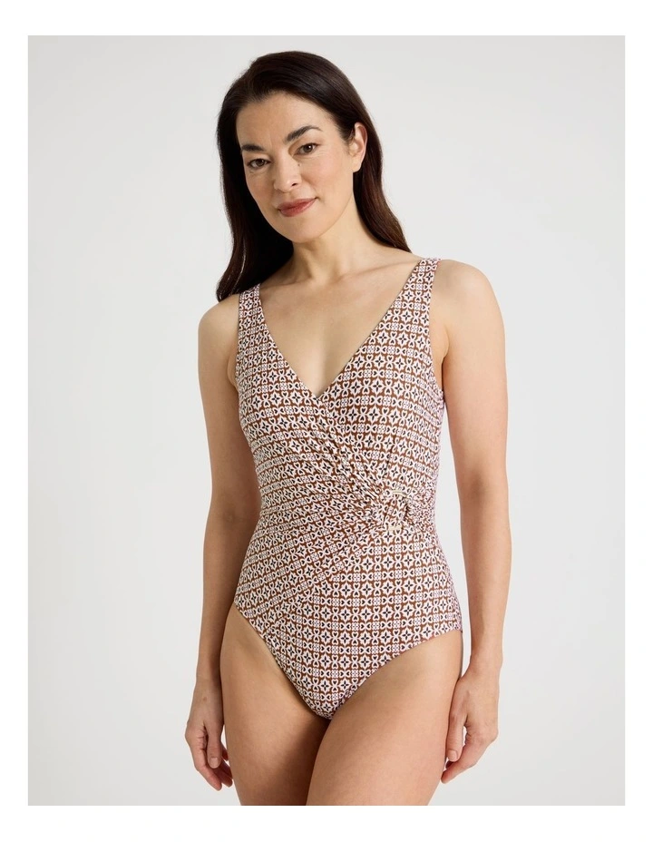 Evelyn Swimsuit in Tile Print image 1