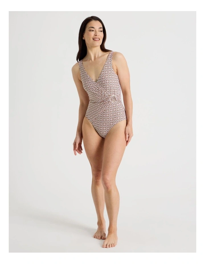 Evelyn Swimsuit in Tile Print image 2