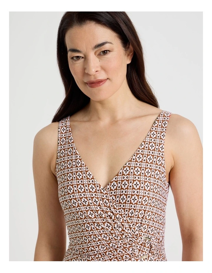 Evelyn Swimsuit in Tile Print image 3