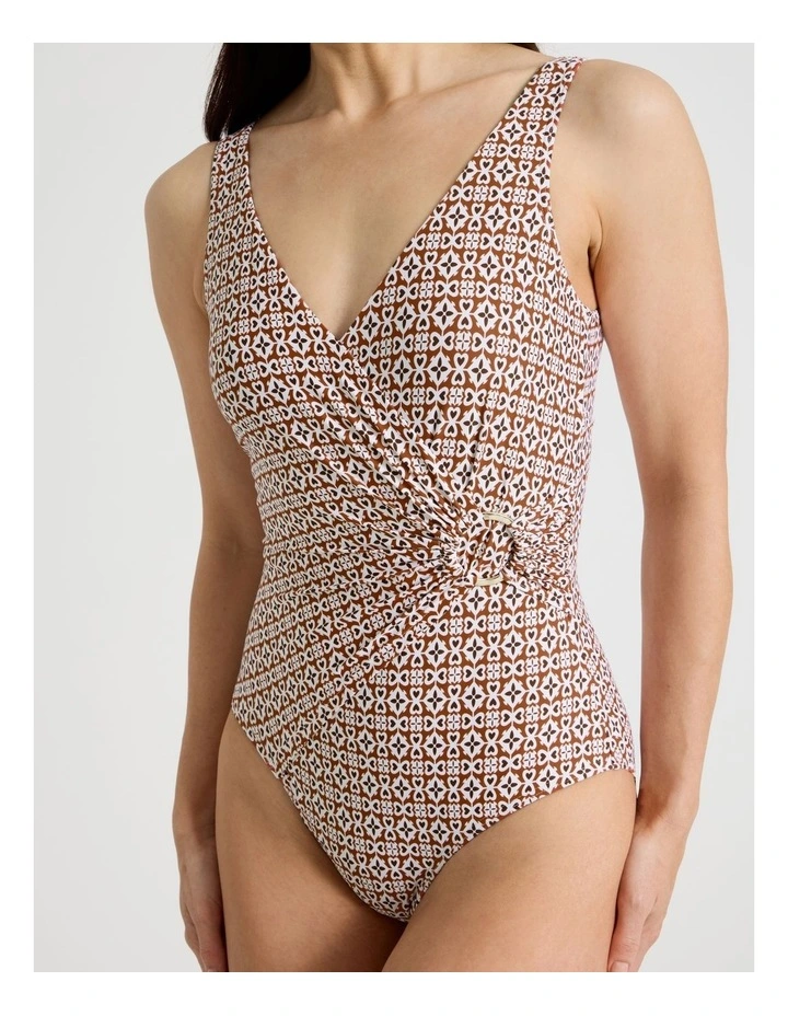Evelyn Swimsuit in Tile Print image 4