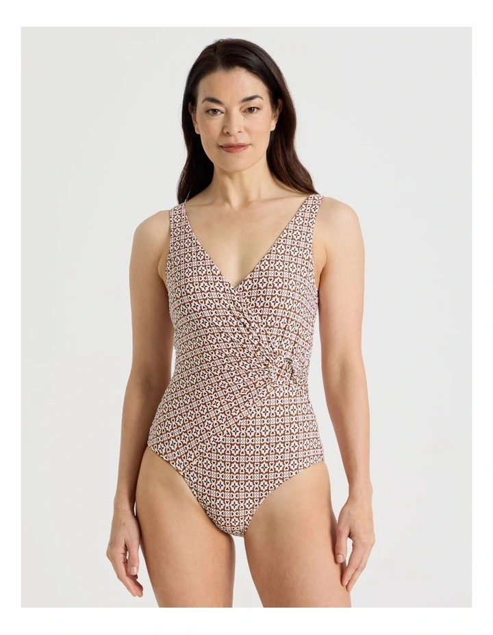 Evelyn Swimsuit in Tile Print image 5