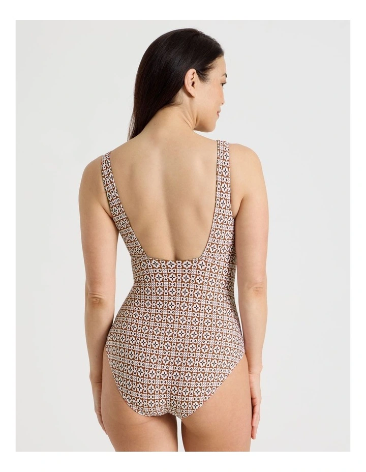 Evelyn Swimsuit in Tile Print image 6