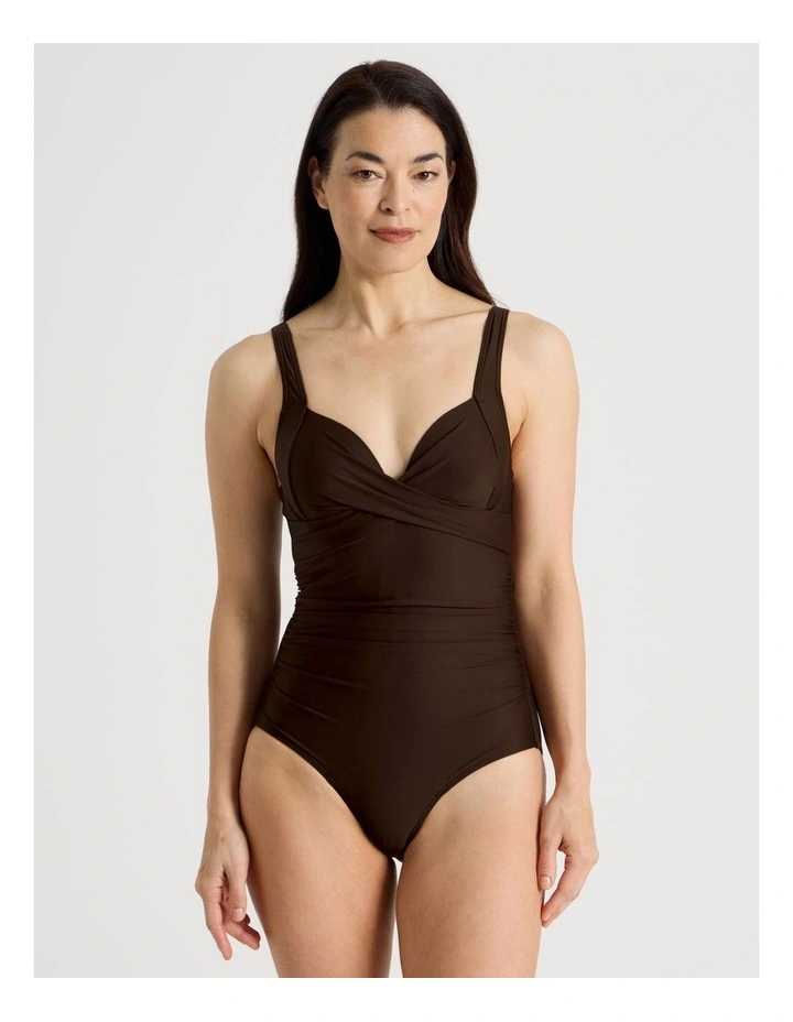 Paula Swimsuit in Chocolate image 1