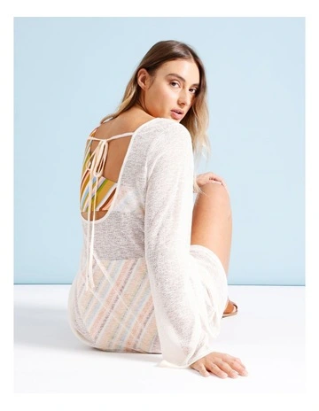 Crochet Dress in Ivory