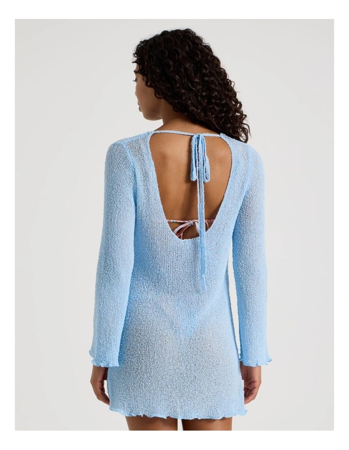 Summer Spritz Crochet Overswim Dress in Sky Blue image 6