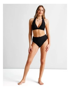 Lana High Swim Bottom in Black