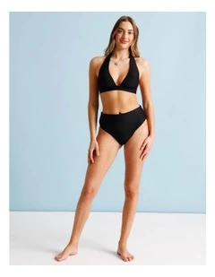 Lana High Swim Bottom in Black