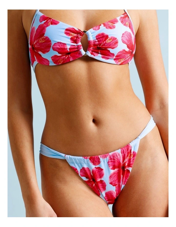 Cosmopolitan Charlie Reversible Swim Bottom in Graphic Floral Print image 5