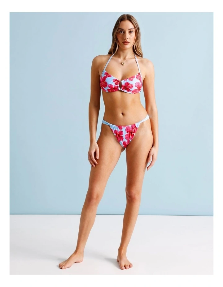 Cosmopolitan Charlie Reversible Swim Bottom in Graphic Floral Print image 7