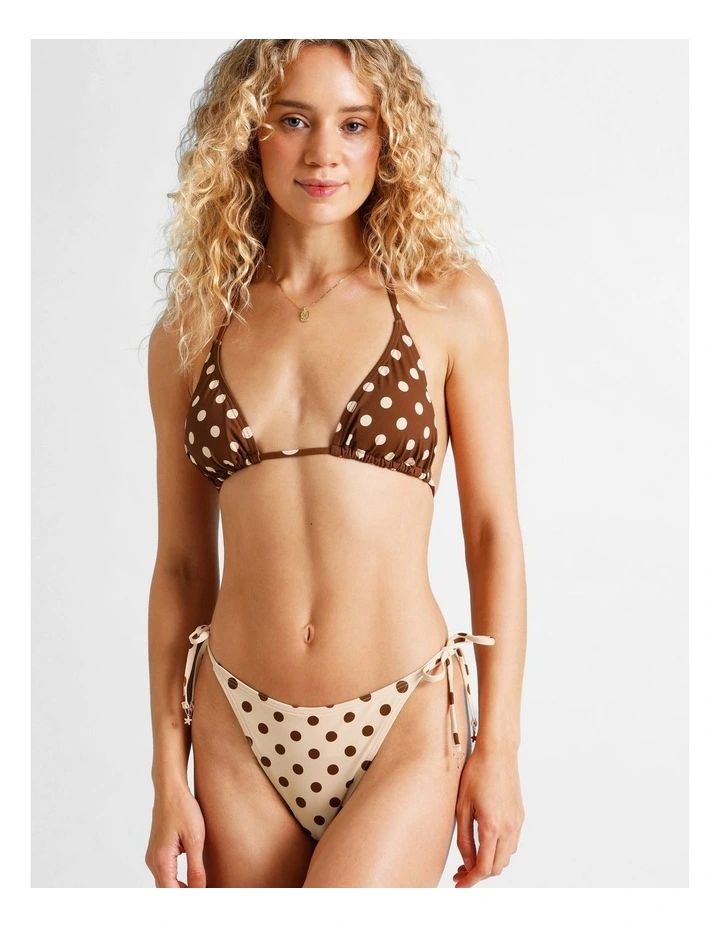 Lola Kaia Bkini Bottom in Vanilla Spot Print image 7