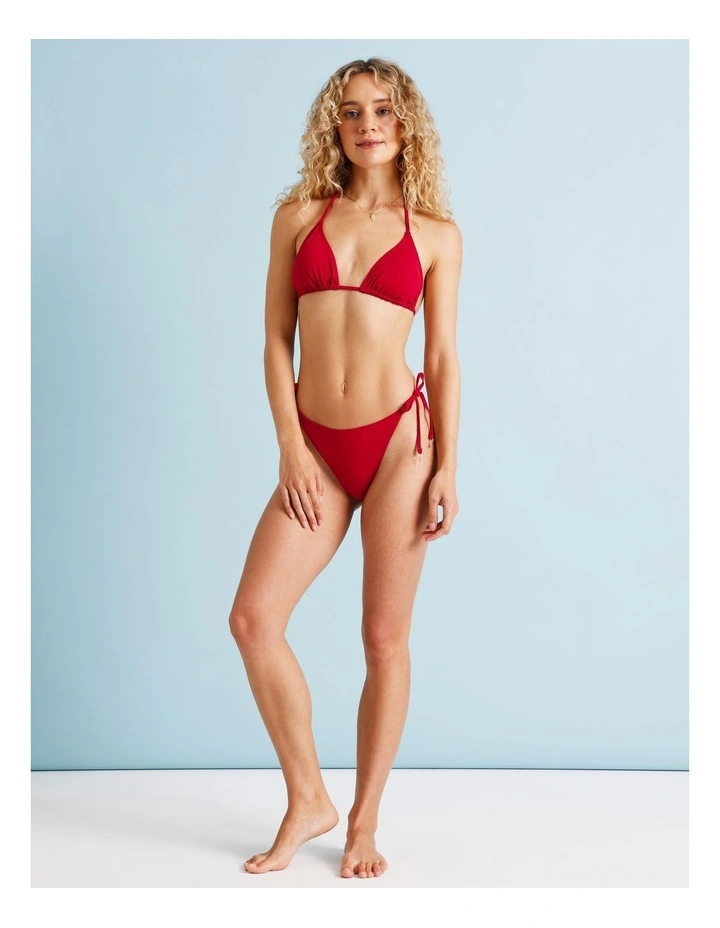 Kaia Bikini Bottom in Chilli Red image 2