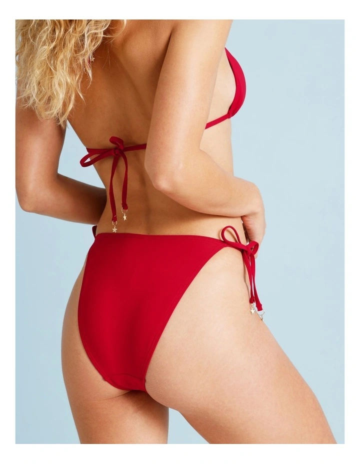 Kaia Bikini Bottom in Chilli Red image 6