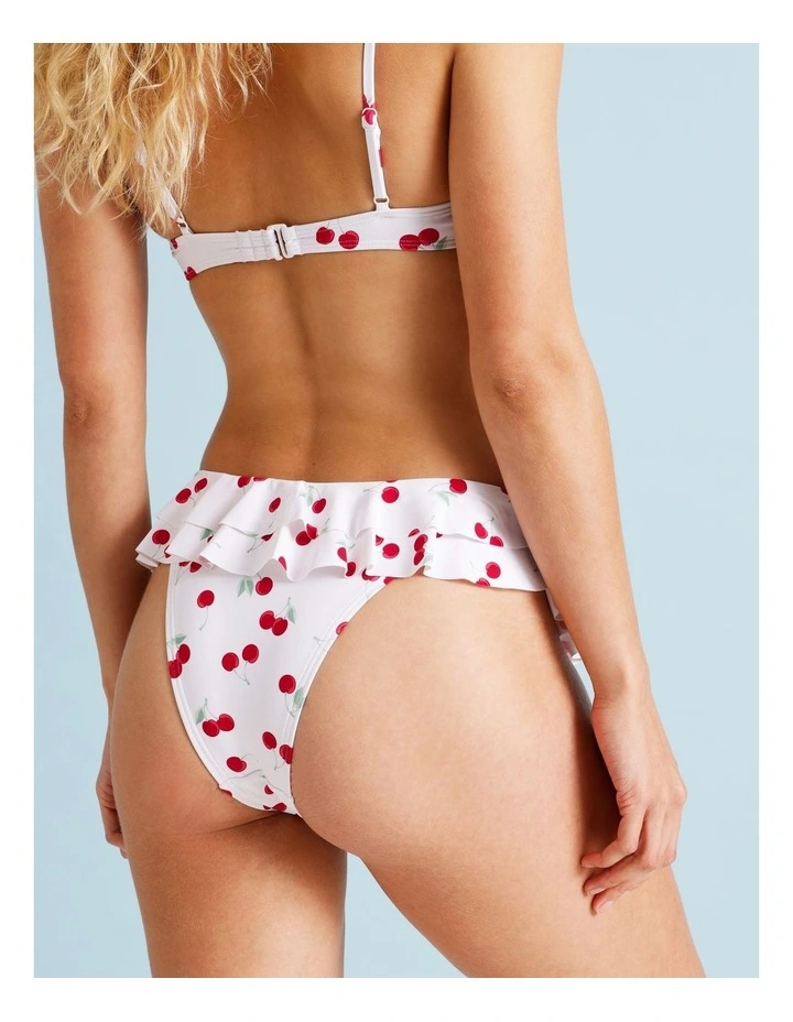 Fifi Frill Swim Bottom in Cherry Ditsy Print image 6